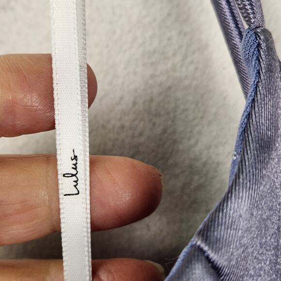 Lulus “Forever Your Girl” Satin Bodycon Dress Women’s SZ SM Blue Cocktail USA - Picture 13 of 15